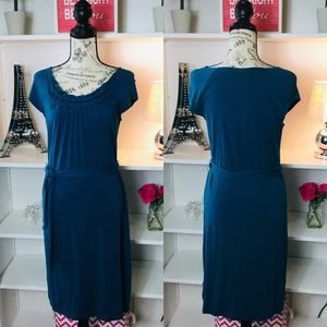 Merona, Dark Teal Short Sleeved Dress